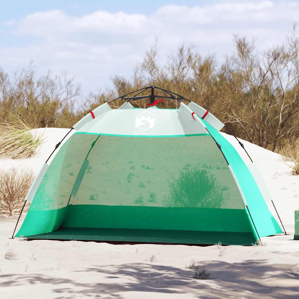 Tents Beach Tent 2-Person Azure Quick Release Waterproof blue grey green
