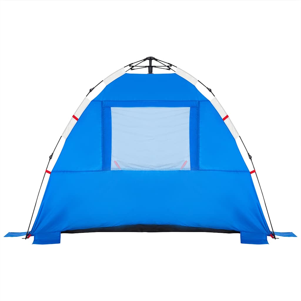 Tents Beach Tent 3-Person Quick Release Waterproof azure blue sea green grey LED