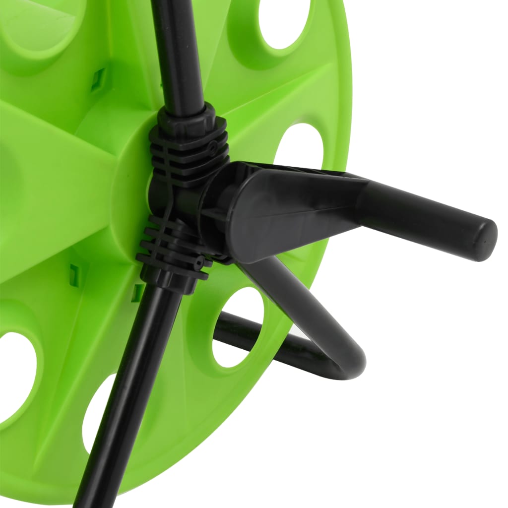 Free Standing Green Hose Reel For 45 M 1/2" Hose Steel