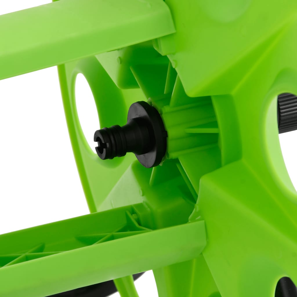 Free Standing Green Hose Reel For 45 M 1/2" Hose Steel