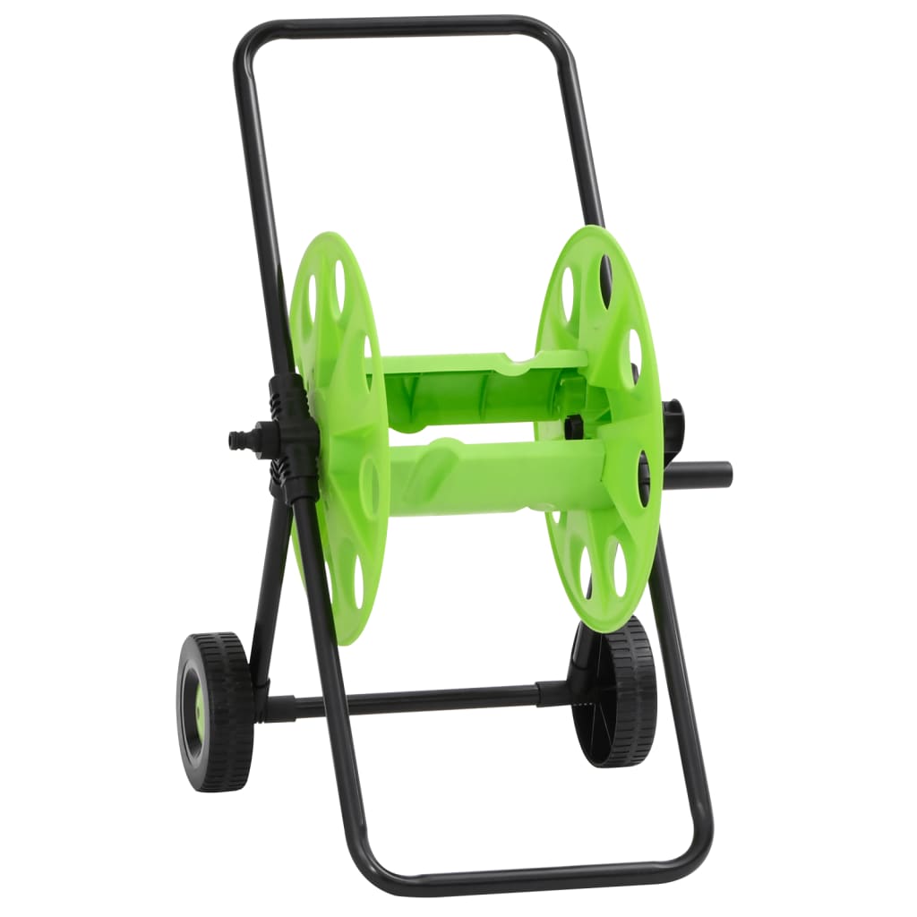 Free Standing Green Hose Reel For 45 M 1/2" Hose Steel