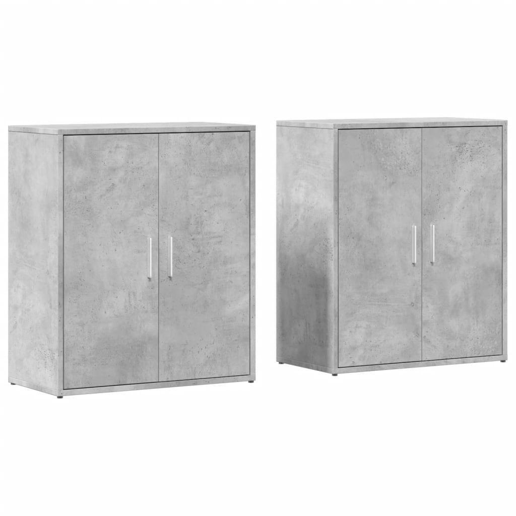 Sideboards 2 Pcs 60X31X70 Cm Engineered Wood