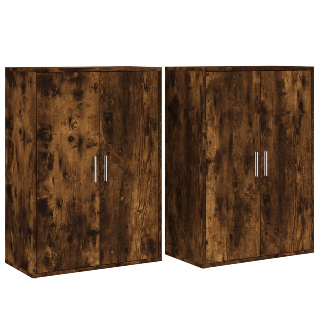 Sideboards 2 Pcs 60X31X84 Cm Engineered Wood