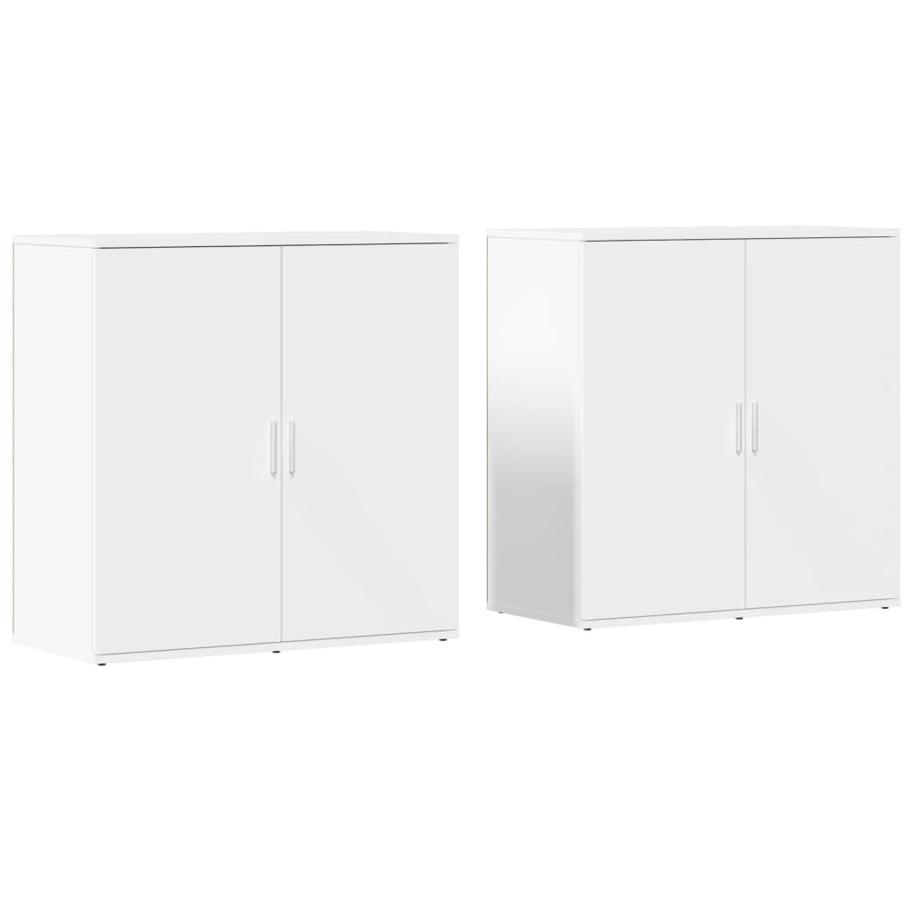 Sideboards 2 Pcs 79X38X80 Cm Engineered Wood