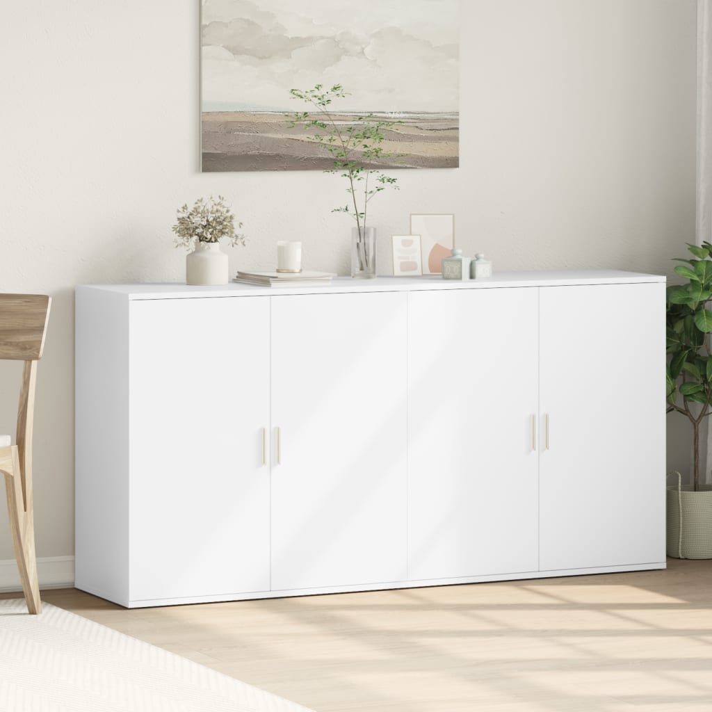 Sideboards 2 Pcs 79X38X80 Cm Engineered Wood