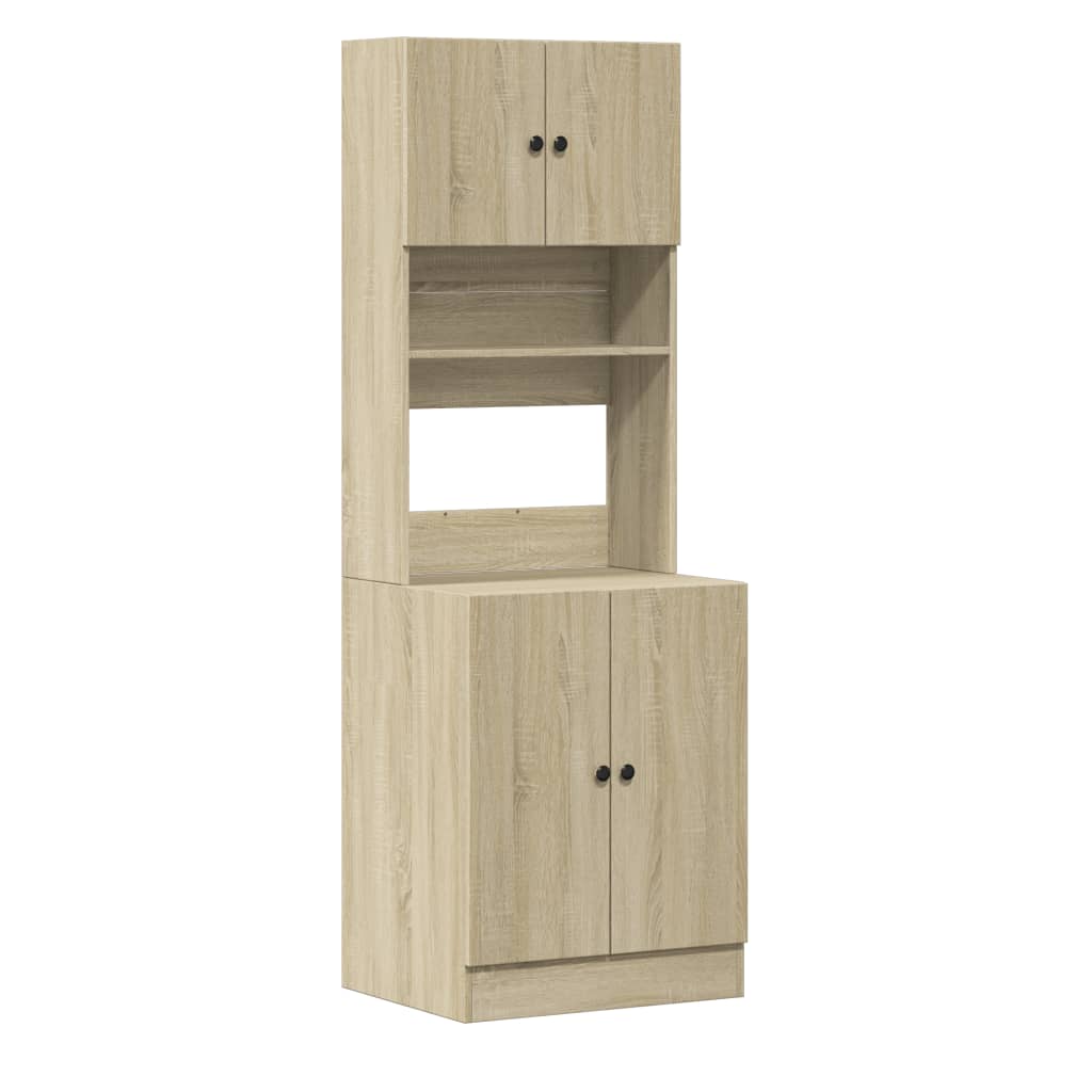 Kitchen Cabinets Sideboard Drawer 32 X 50 180 Cm Grey Sonoma Smoked Oak Black 32