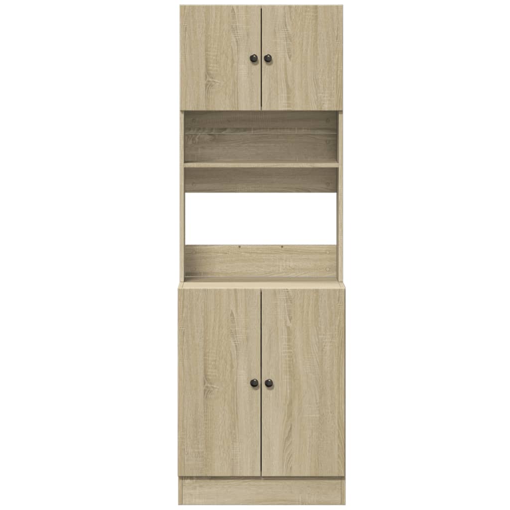 Kitchen Cabinets Sideboard Drawer 32 X 50 180 Cm Grey Sonoma Smoked Oak Black 32