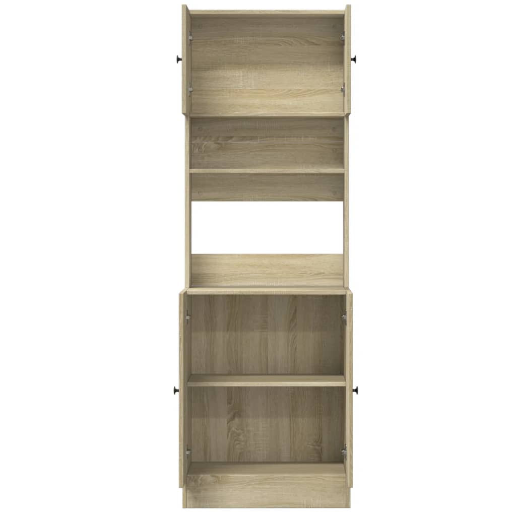 Kitchen Cabinets Sideboard Drawer 32 X 50 180 Cm Grey Sonoma Smoked Oak Black 32