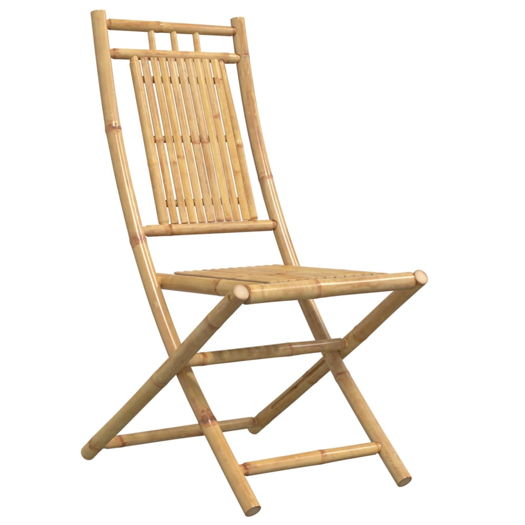 Folding Garden Chairs 8 Pcs 46X66X99 Cm Bamboo
