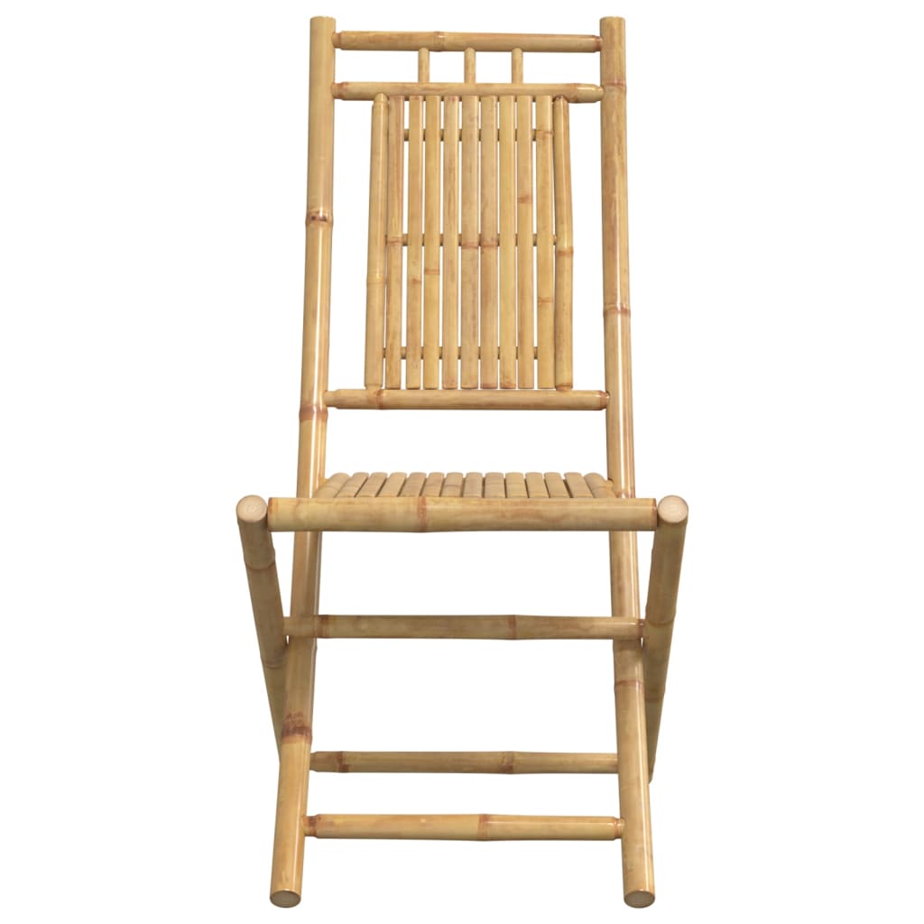 Folding Garden Chairs 8 Pcs 46X66X99 Cm Bamboo