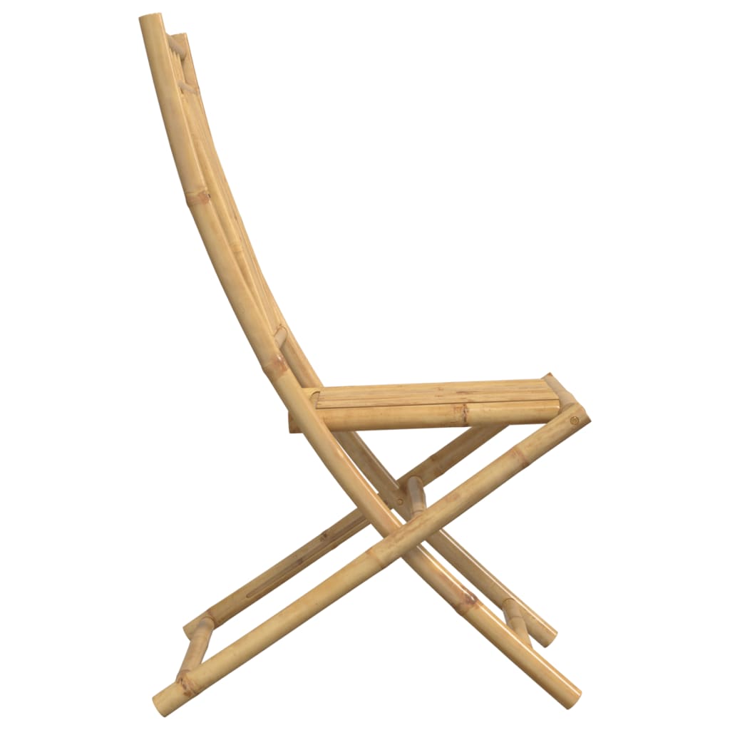 Folding Garden Chairs 8 Pcs 46X66X99 Cm Bamboo