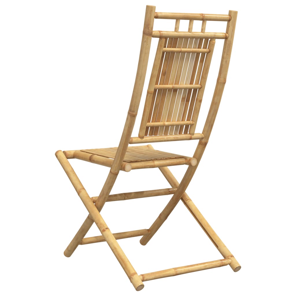 Folding Garden Chairs 8 Pcs 46X66X99 Cm Bamboo