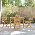 Folding Garden Chairs 8 Pcs 43X54X88 Cm Bamboo