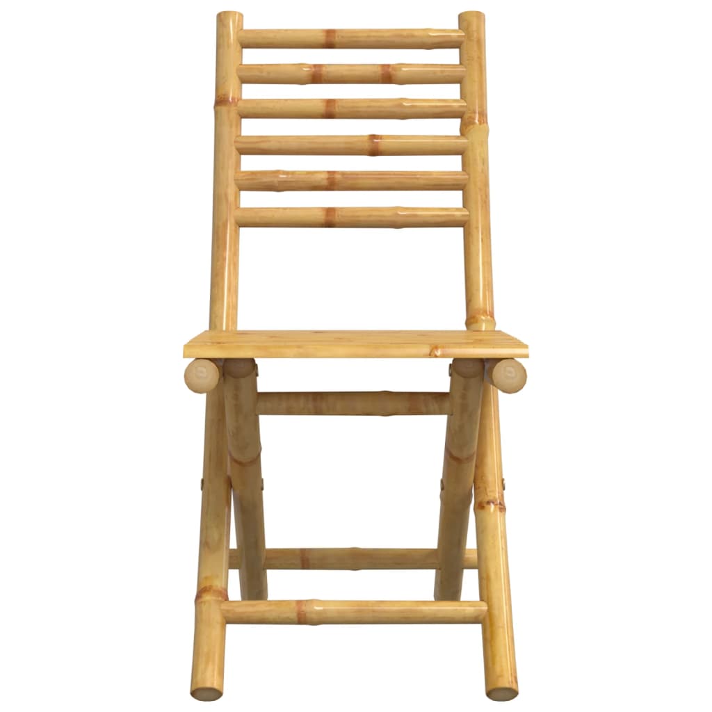 Folding Garden Chairs 8 Pcs 43X54X88 Cm Bamboo