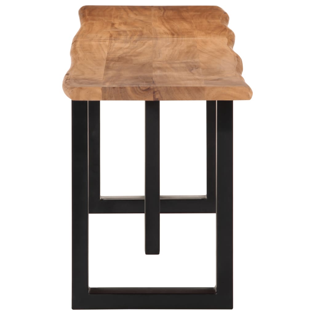 Bench Solid Wood Acacia And Steel