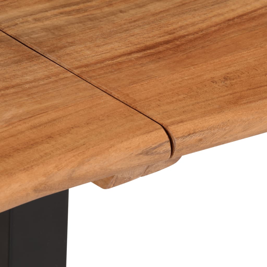 Bench Solid Wood Acacia And Steel