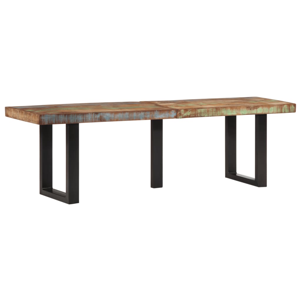 Bench Solid Wood Acacia And Steel