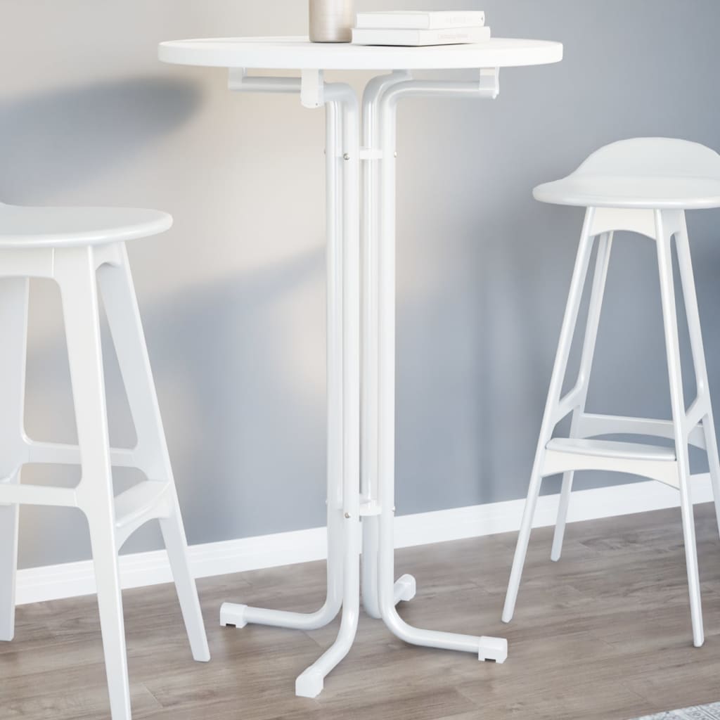 Bar Table Ø Engineered Wood And Steel