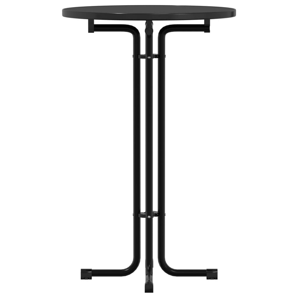Bar Table Ø Engineered Wood And Steel