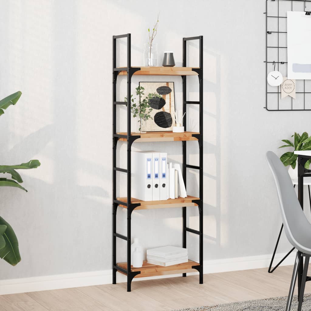Floating Shelves 4 Pcs Untreated Solid Wood Acacia