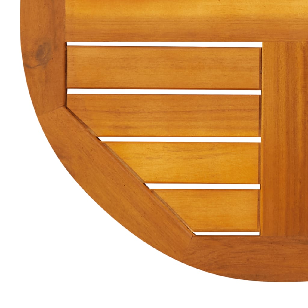 Table Top Ø50X2 Cm Solid Wood Acacia