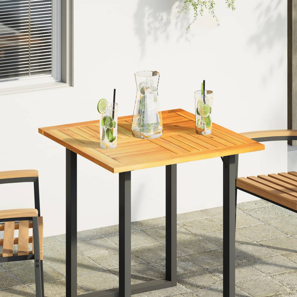 Table Top Ø50X2 Cm Solid Wood Acacia