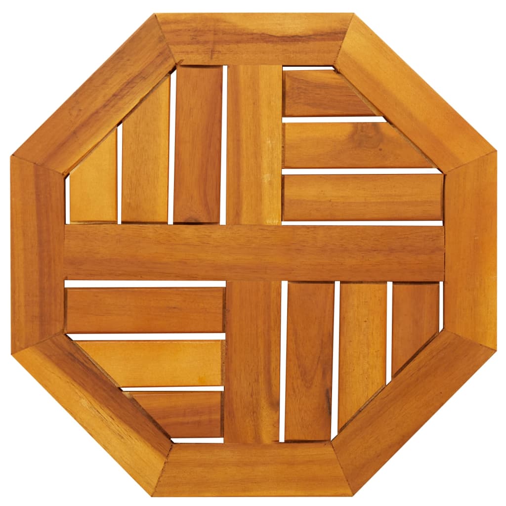 Table Top Ø50X2 Cm Solid Wood Acacia