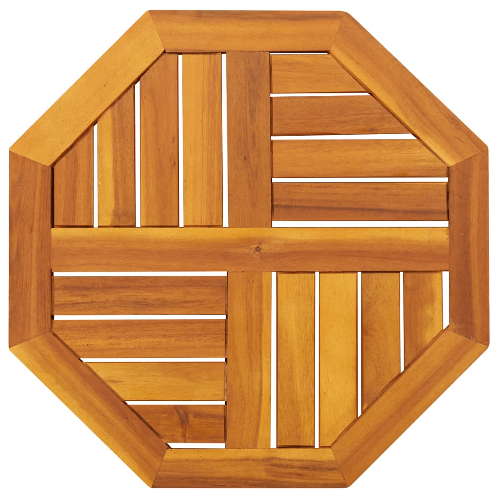 Table Top Ø50X2 Cm Solid Wood Acacia