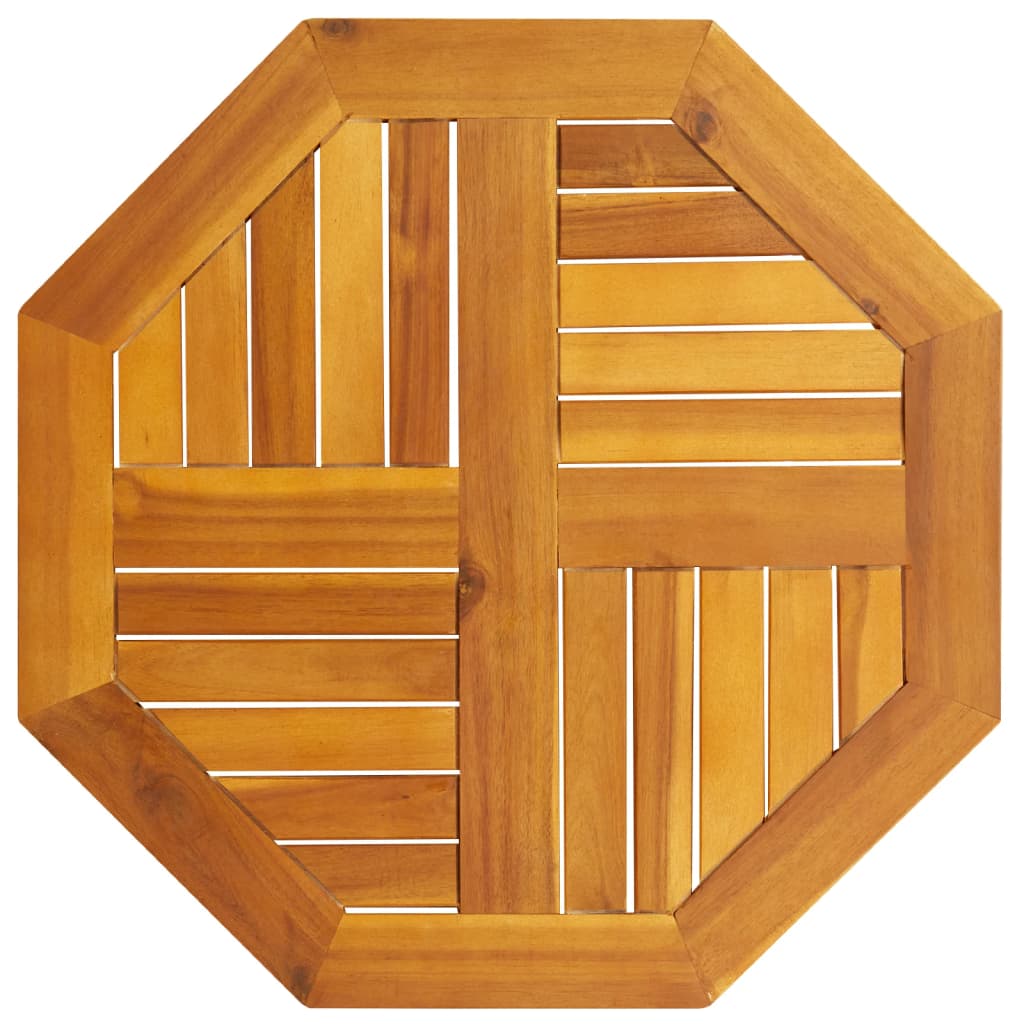 Table Top Ø50X2 Cm Solid Wood Acacia