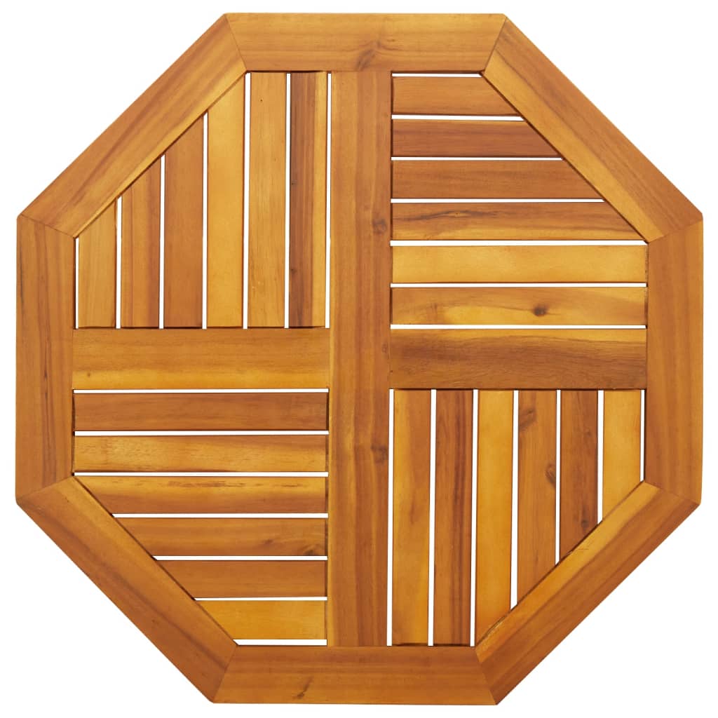 Table Top Ø50X2 Cm Solid Wood Acacia