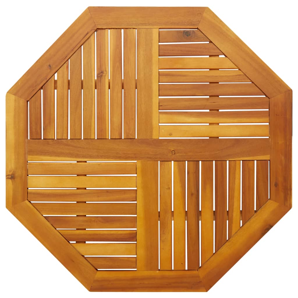 Table Top Ø50X2 Cm Solid Wood Acacia