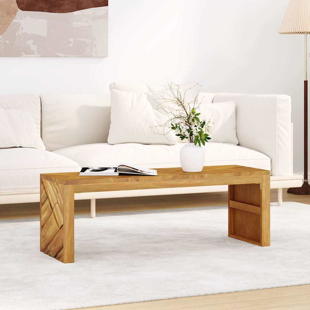 Coffee Table 110X35X38 Cm Solid Wood Teak 110 cm