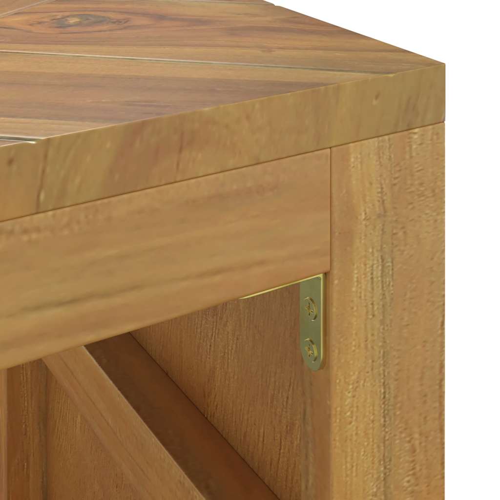 Coffee Table 110X35X38 Cm Solid Wood Teak 110 cm