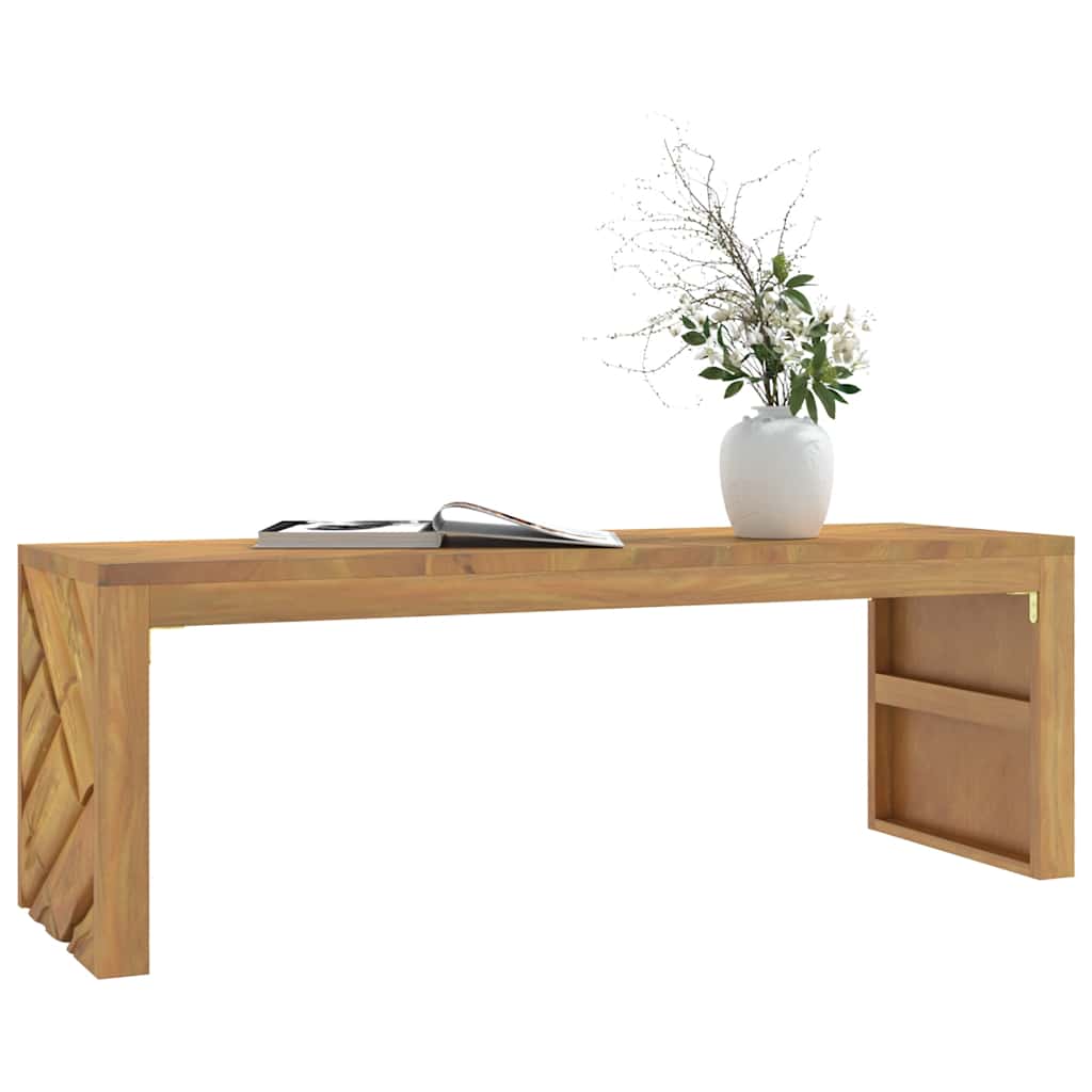 Coffee Table 110X35X38 Cm Solid Wood Teak 110 cm