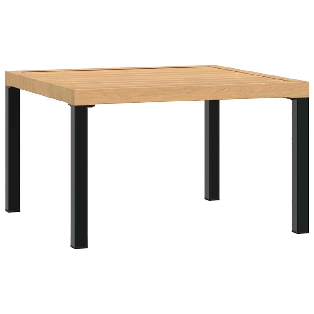 Garden Coffee Table Black 65X65X40 Cm Aluminium