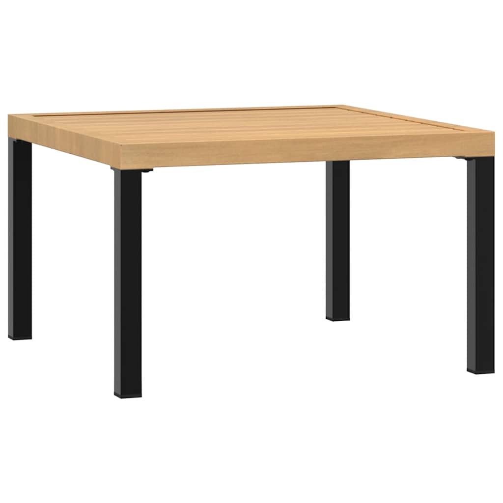 Garden Coffee Table Black 65X65X40 Cm Aluminium