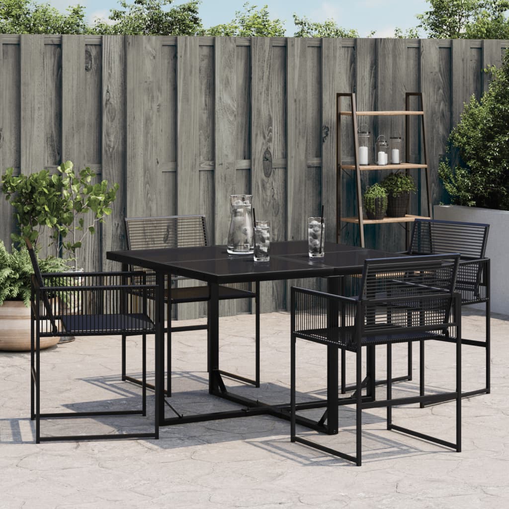 Garden Chairs 4 Pcs Poly Rattan
