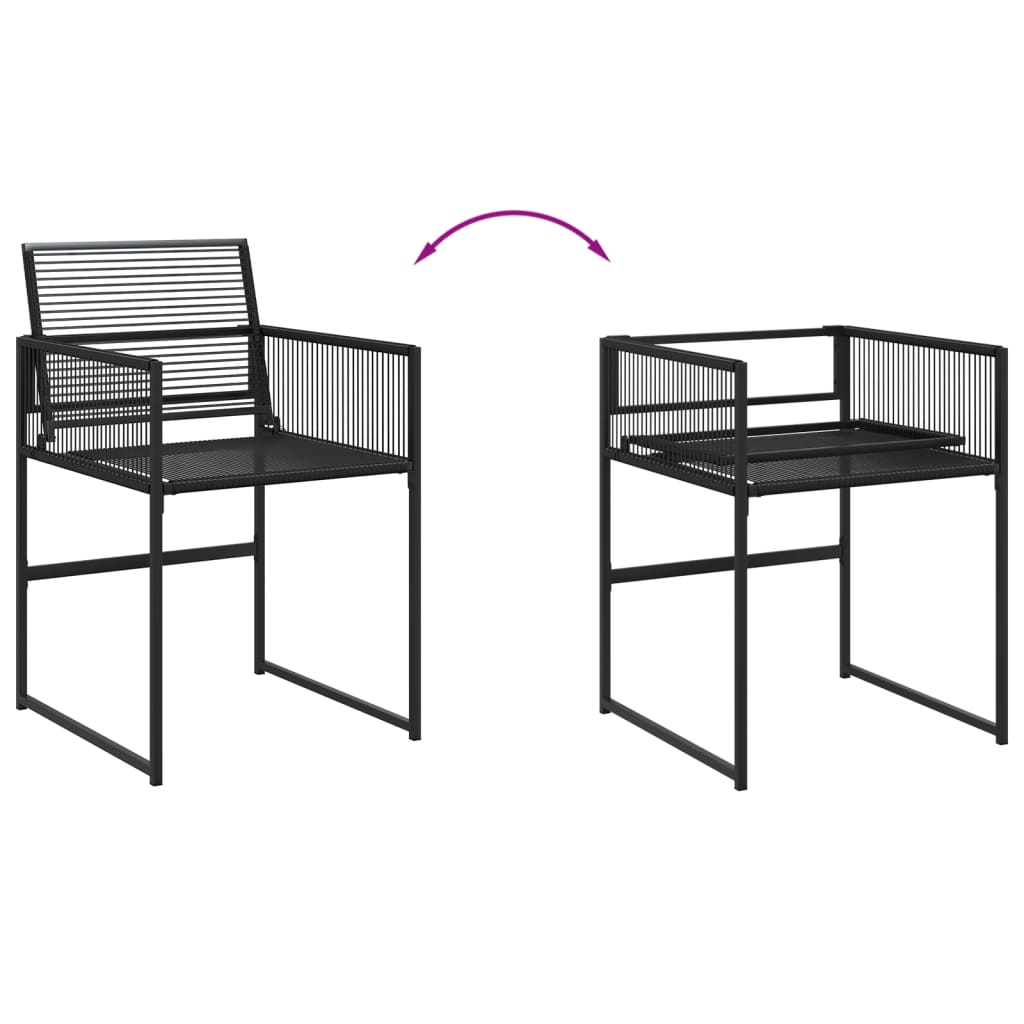 Garden Chairs 4 Pcs Poly Rattan
