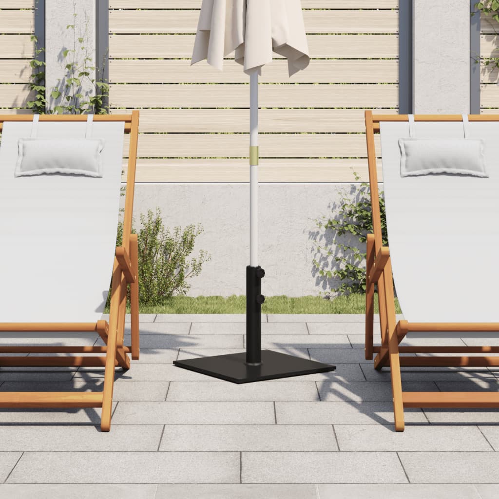 Outdoor Umbrella Bases Parasol Base Ø32/38/48 Mm Poles 17 Kg Square dark grey 43