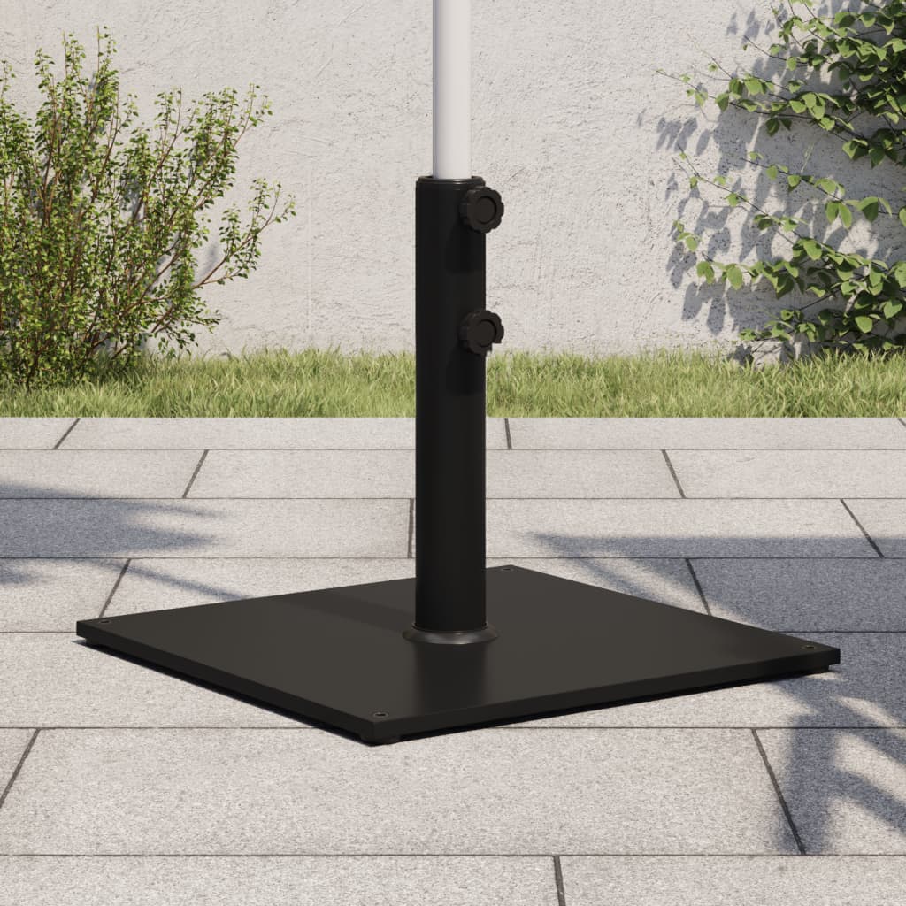 Outdoor Umbrella Bases Parasol Base Ø32/38/48 Mm Poles 17 Kg Square dark grey 43