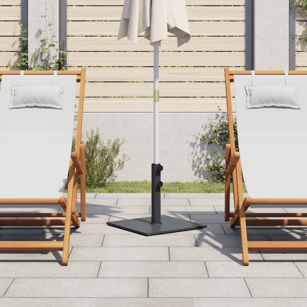 Outdoor Umbrella Bases Parasol Base Ø32/38/48 Mm Poles 17 Kg Square dark grey 43