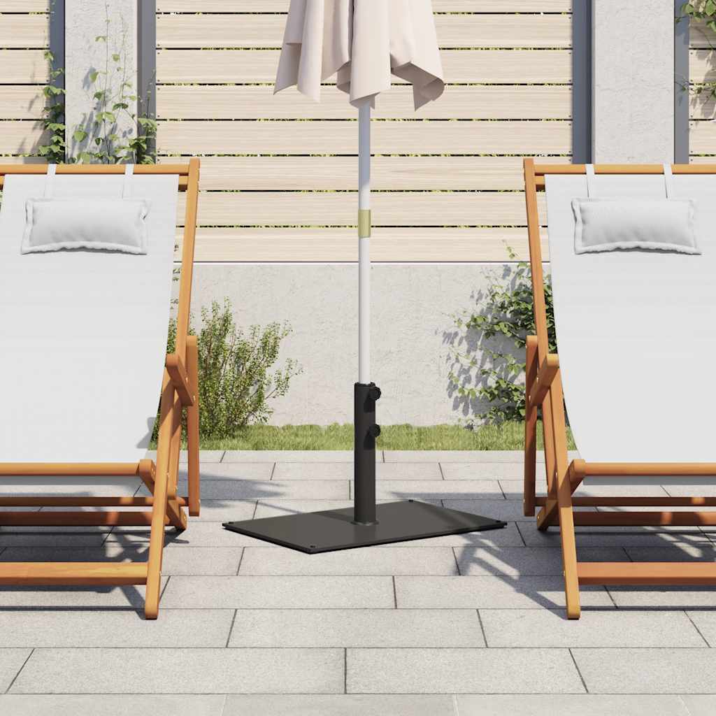 Outdoor Umbrella Bases Parasol Base Ø32/38/48 Mm Poles 15 Kg Rectangular black 6