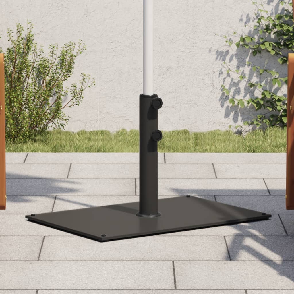 Outdoor Umbrella Bases Parasol Base Ø32/38/48 Mm Poles 15 Kg Rectangular black 6