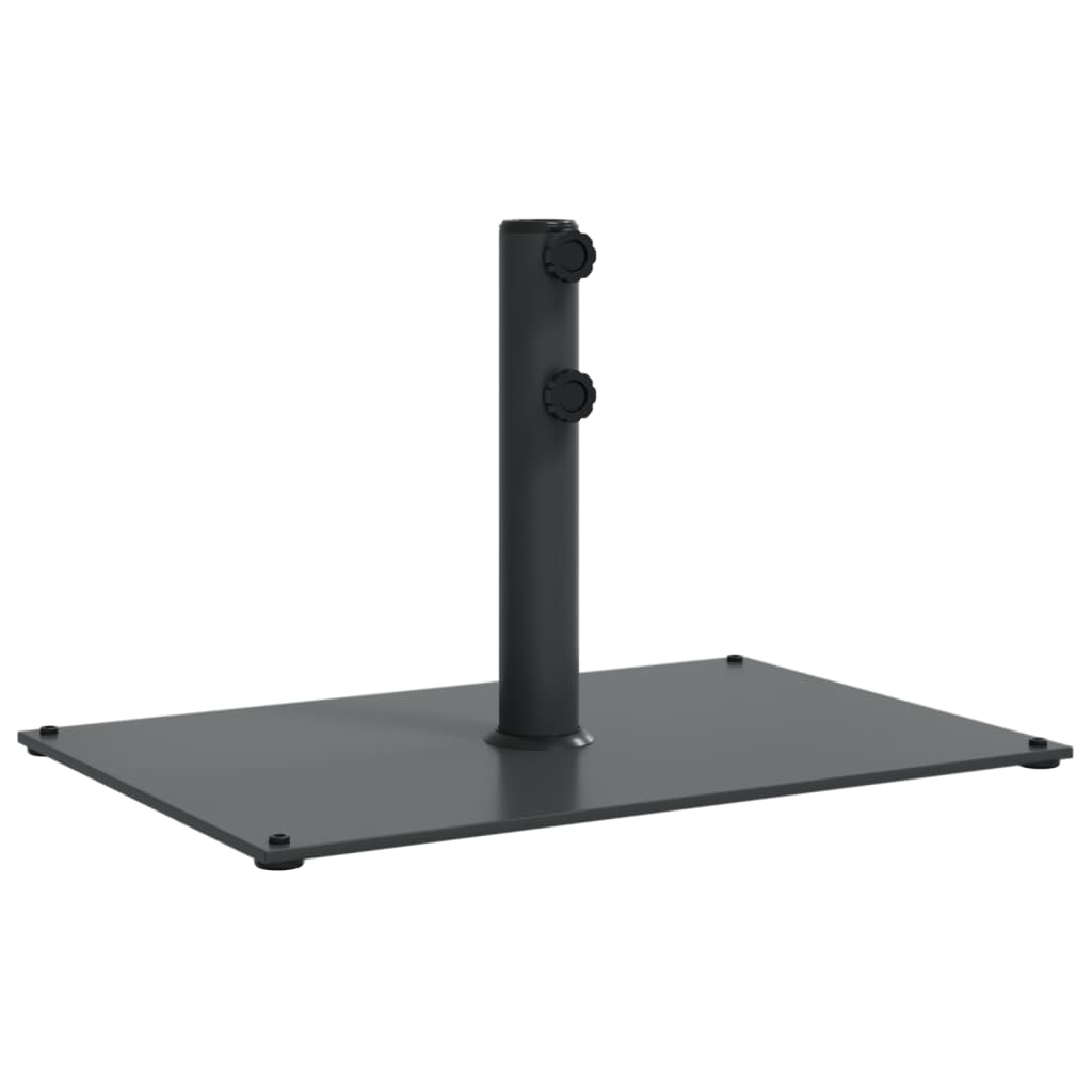Outdoor Umbrella Bases Parasol Base Ø32/38/48 Mm Poles 15 Kg Rectangular Black 6