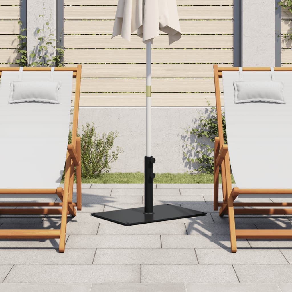 Outdoor Umbrella Bases Parasol Base Ø32/38/48 Mm Poles 15 Kg Rectangular black 6