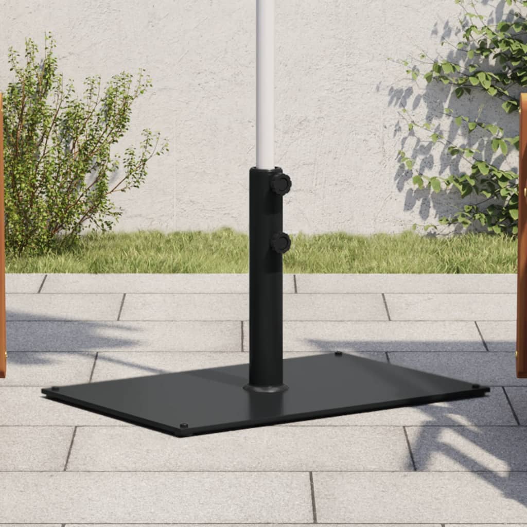 Outdoor Umbrella Bases Parasol Base Ø32/38/48 Mm Poles 15 Kg Rectangular black 6