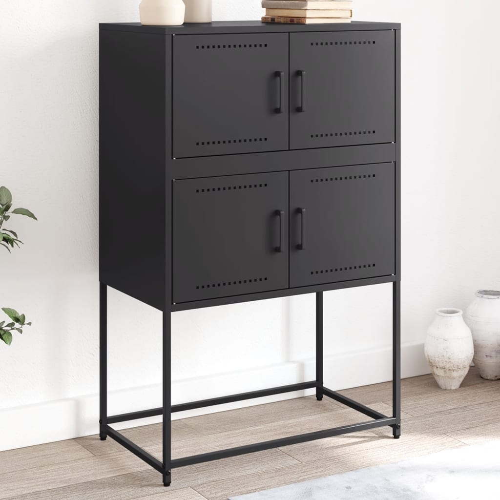 Sideboard Mustard 68.5X38.5X107 Cm Steel