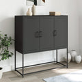 Highboard Mustard 100.5X39X107 Cm Steel