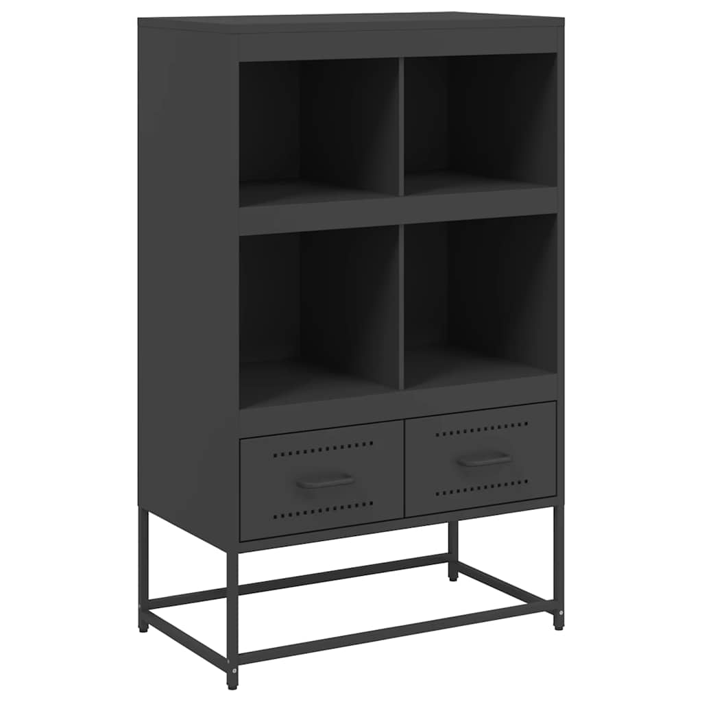 Sideboard Highboard 68.5X39X111.5 Cm Steel Black White Anthracite Green Yellow 6