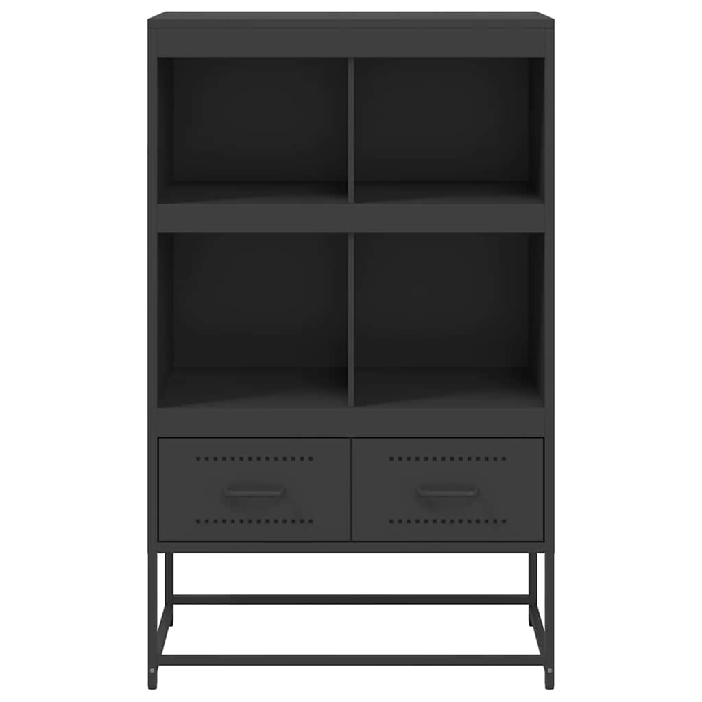 Sideboard Highboard 68.5X39X111.5 Cm Steel Black White Anthracite Green Yellow 6